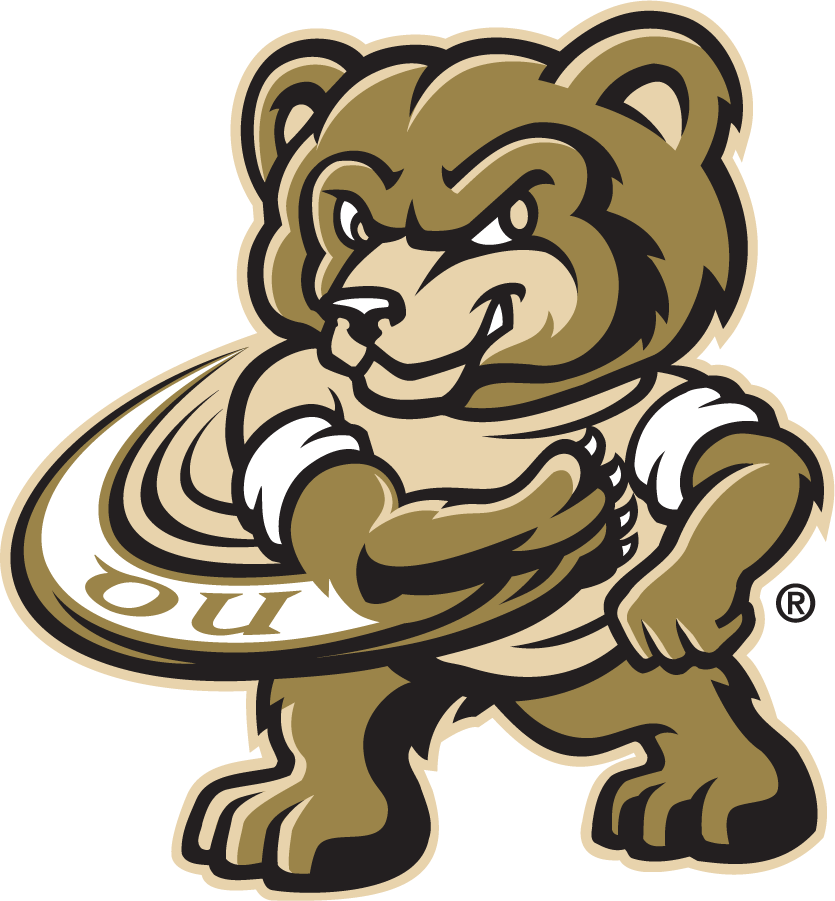 Oakland Golden Grizzlies 1998-2013 Mascot Logo iron on transfers for clothing